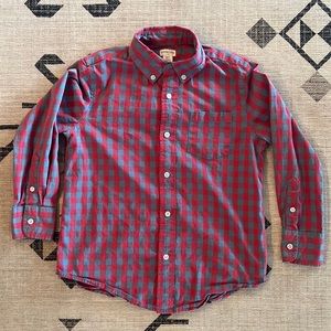 J.Crew Boys' Long-Sleeve Button Down, size 6-7